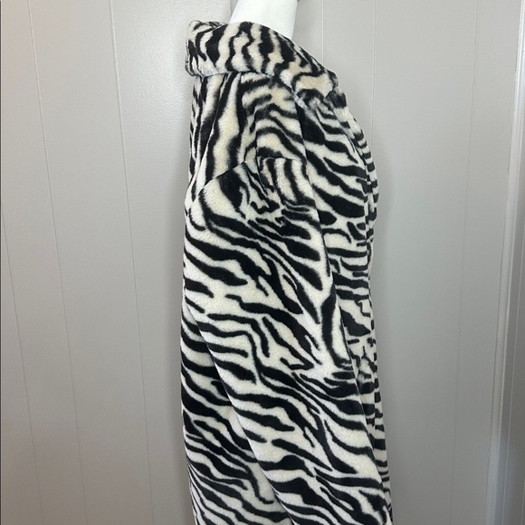 NWT Free People Perfect Zebra Maxi Jacket Size Medium - Picture 8 of 13
